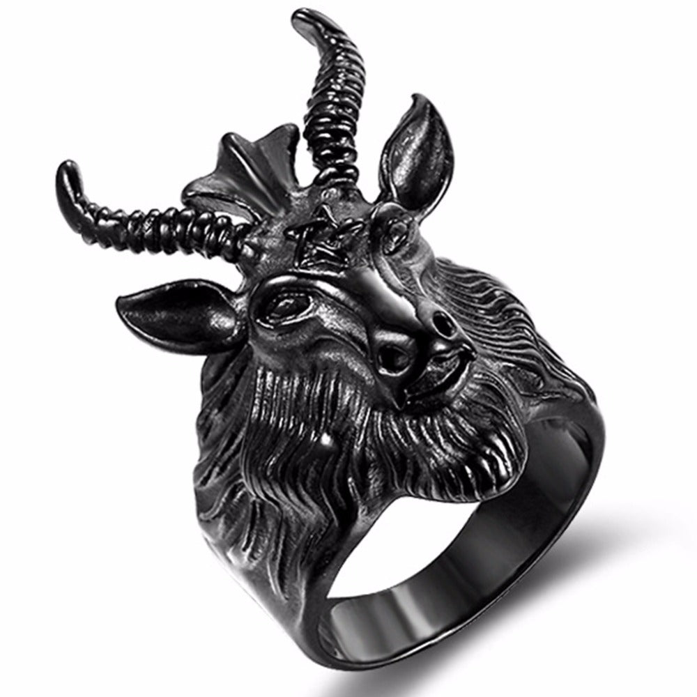 Satan Ram Goat Ring