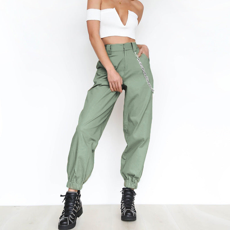 High Waist Cargo Pants