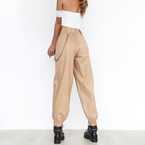 High Waist Cargo Pants