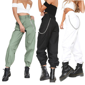 High Waist Cargo Pants