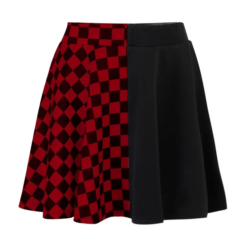 Two Designs Pleated Skirt