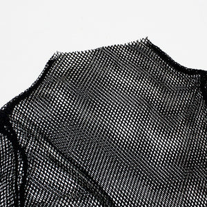 Black Fishnet T-Shirt