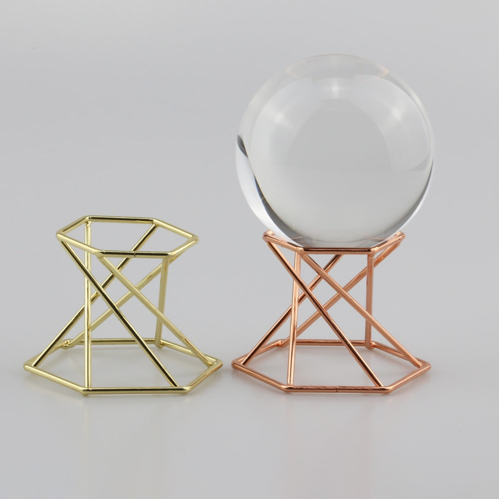 Crystal Sphere Metal Stand