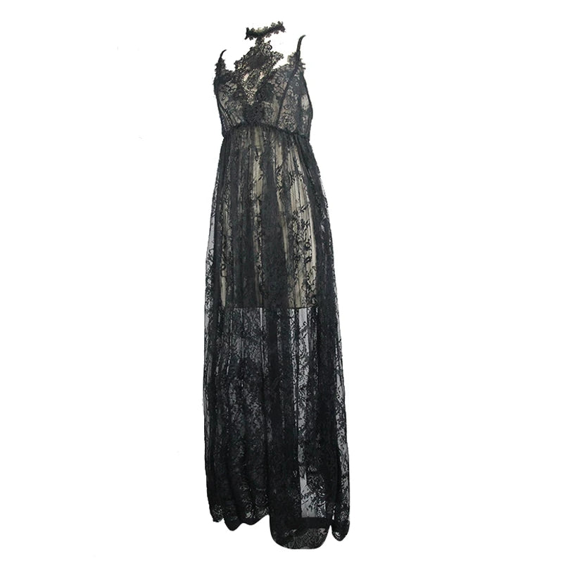 Mesh Maxi Nightwear