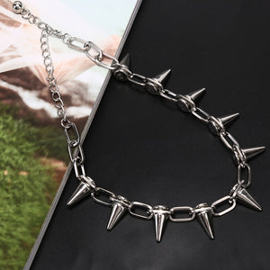 Rivet Choker Necklace