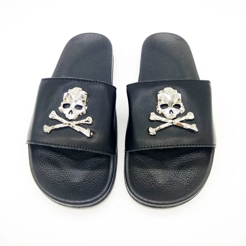 Skull Print Sliders