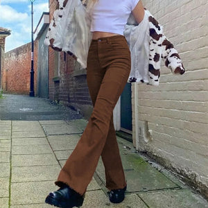 Long Flared Trousers