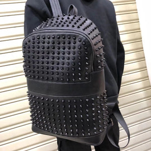 Rivet Leather Backpack