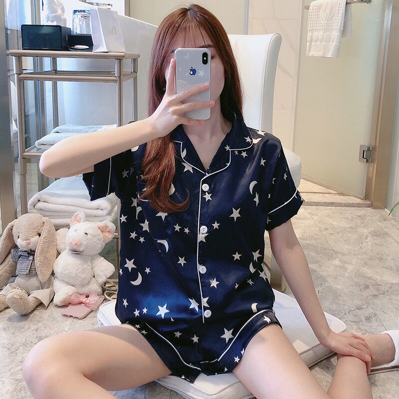 Satin Night Sky Pyjamas