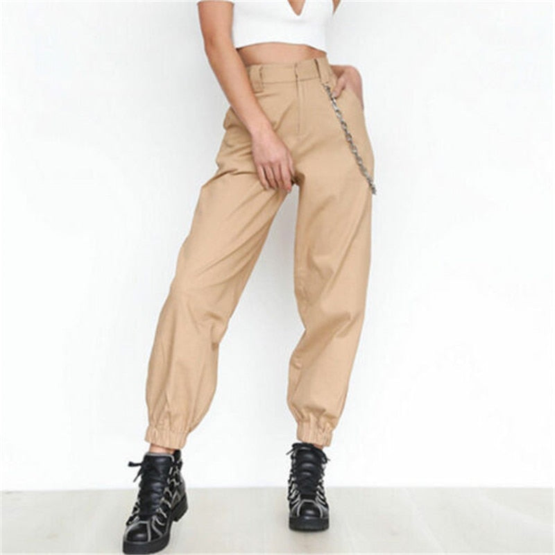 High Waist Cargo Pants