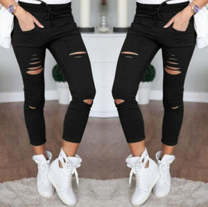 Skinny Fit Ripped Jeans