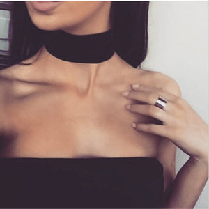 Black Cloth Choker