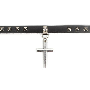 Cross Choker Necklace