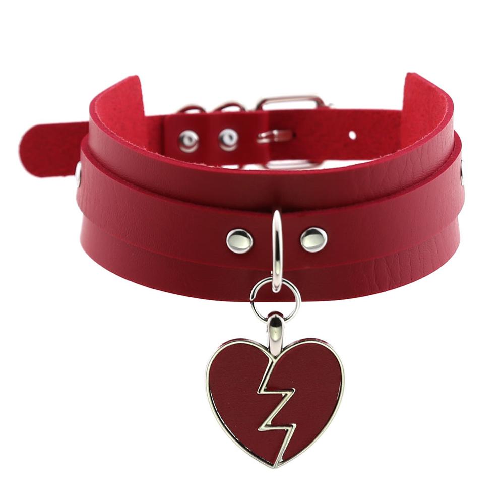 Broken Heart Choker Collar