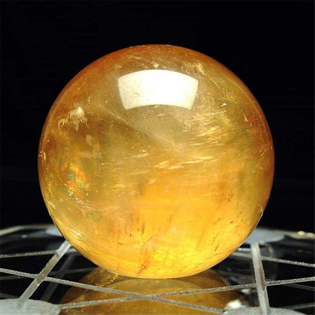 Healing Citrine Quartz Ball