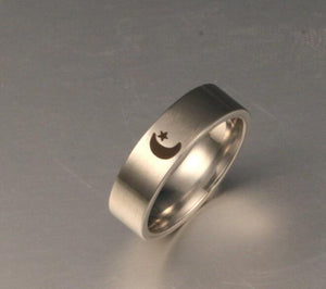 Sun And Moon Silver Ring