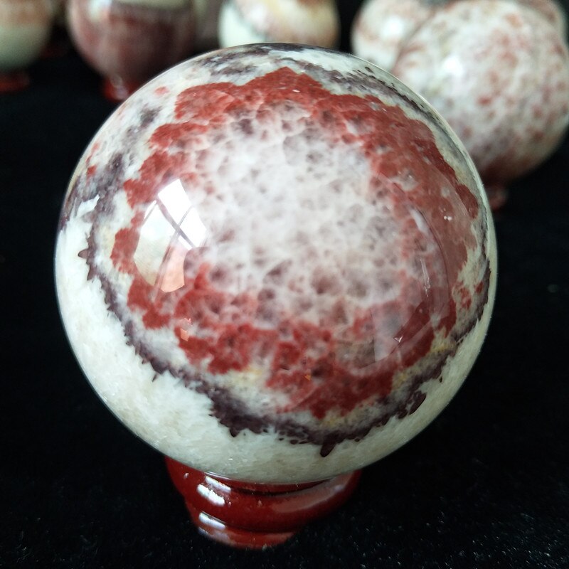 Natural Rhodochrosite Sphere