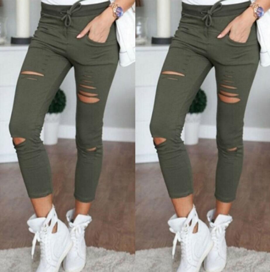 Skinny Fit Ripped Jeans