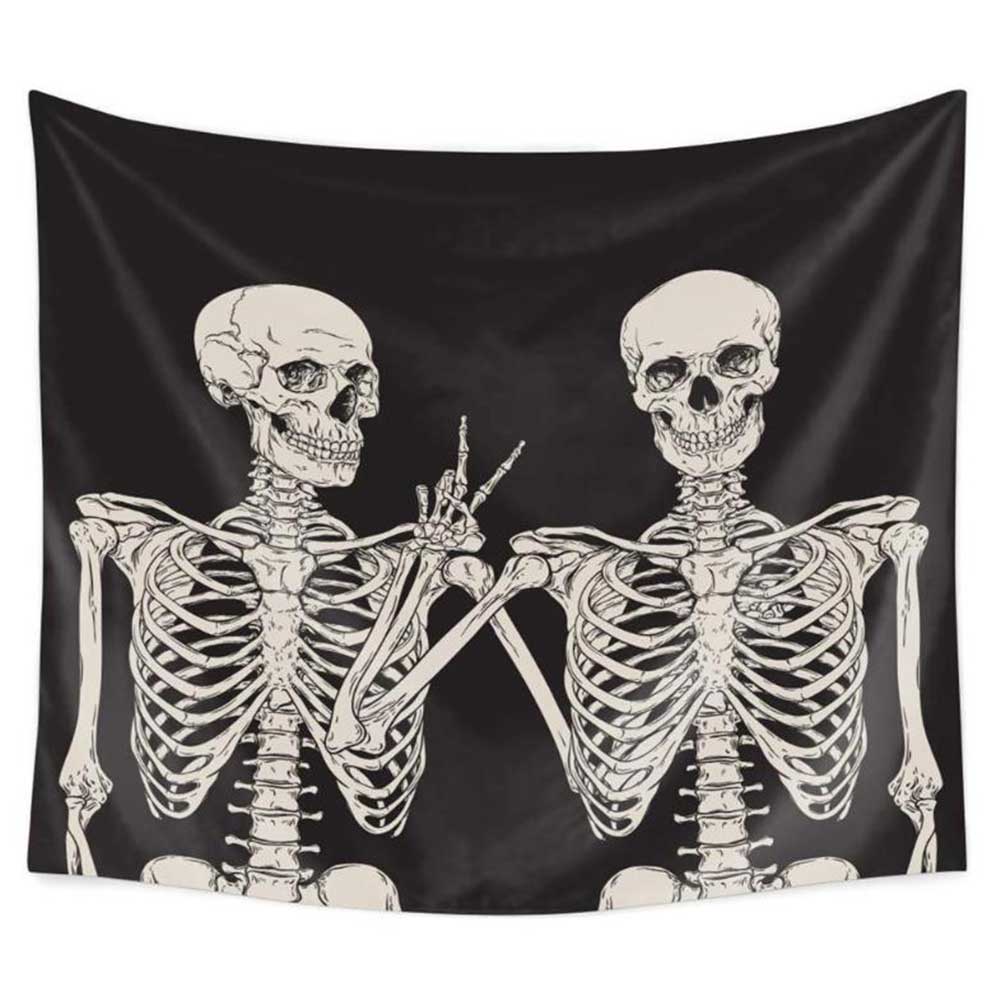 Skeletons Besties Tapestry