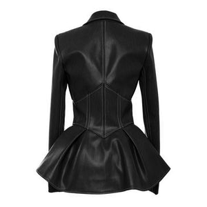 Black Leather Coat