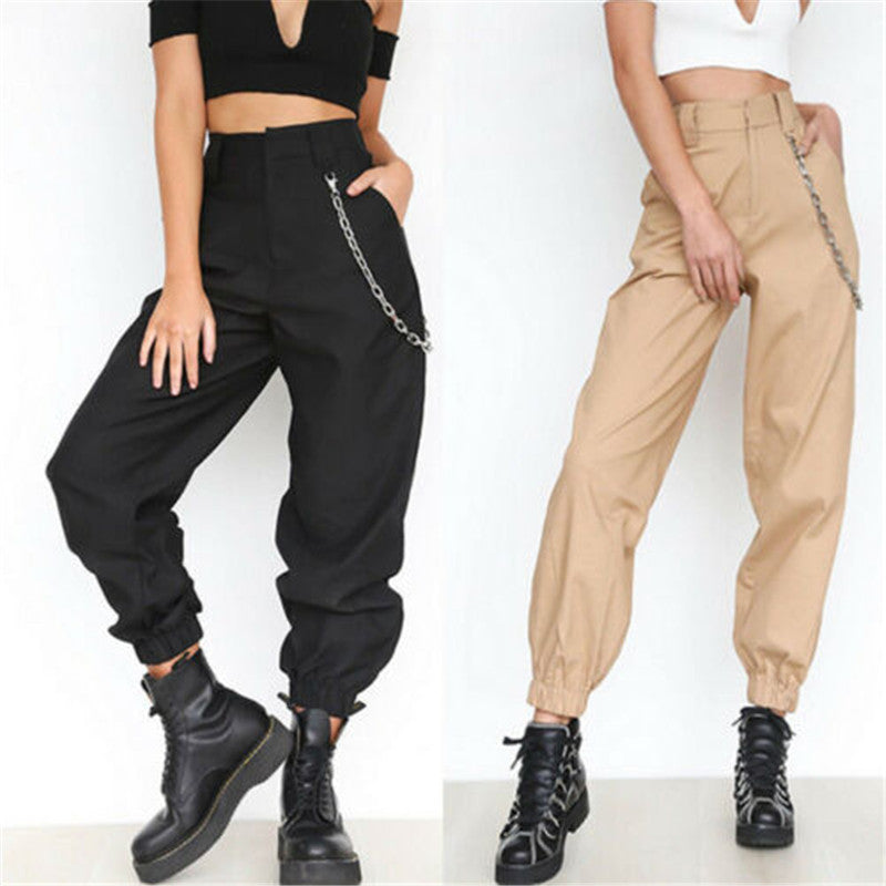 High Waist Cargo Pants