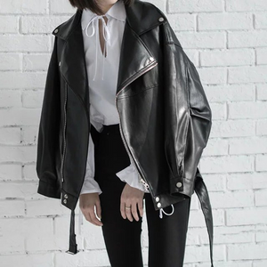 Oversized Leather Jacket