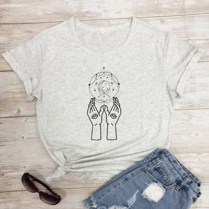 Witch Hands Print T-Shirt