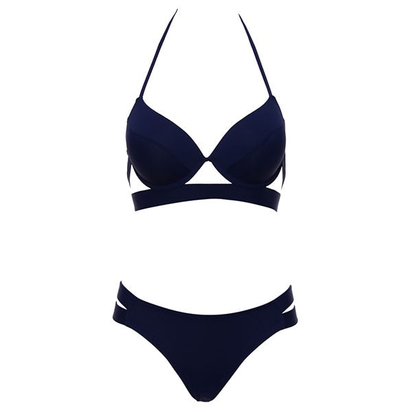 Halterneck Bikini Set