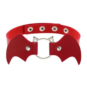 Bat Vampire Choker Necklace