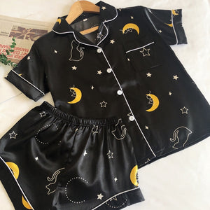 Satin Night Sky Pyjamas