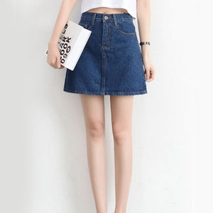 Mini Jean Skirt