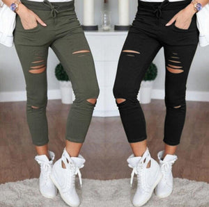 Skinny Fit Ripped Jeans