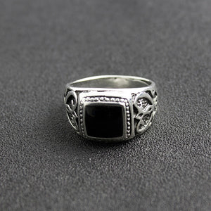 Square Stone Signet Ring