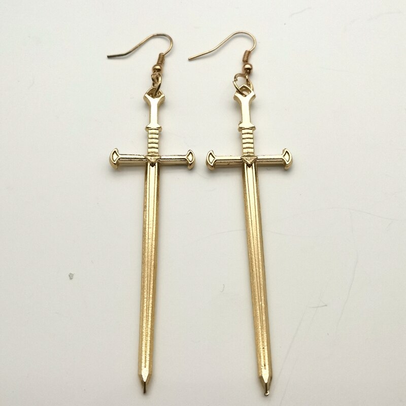 Long Sword Earrings