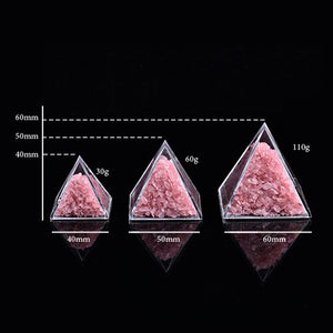 Natural Quartz Energy Pyramid