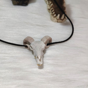 Aries Skull Necklace