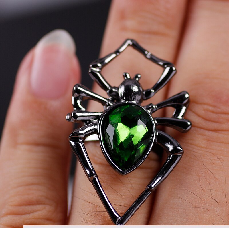 Spider Shaped Stone Ring