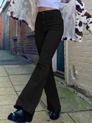 Long Flared Trousers