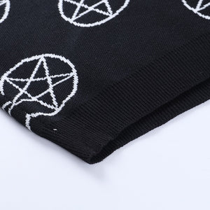 Pentagram Pattern Cardigan