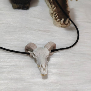 Aries Skull Necklace