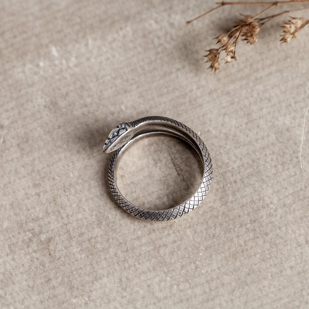 Snake Shaped Open Ring