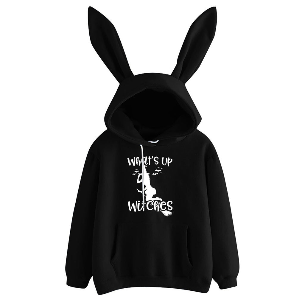 What's Up Witches Bunny Years Hoodie