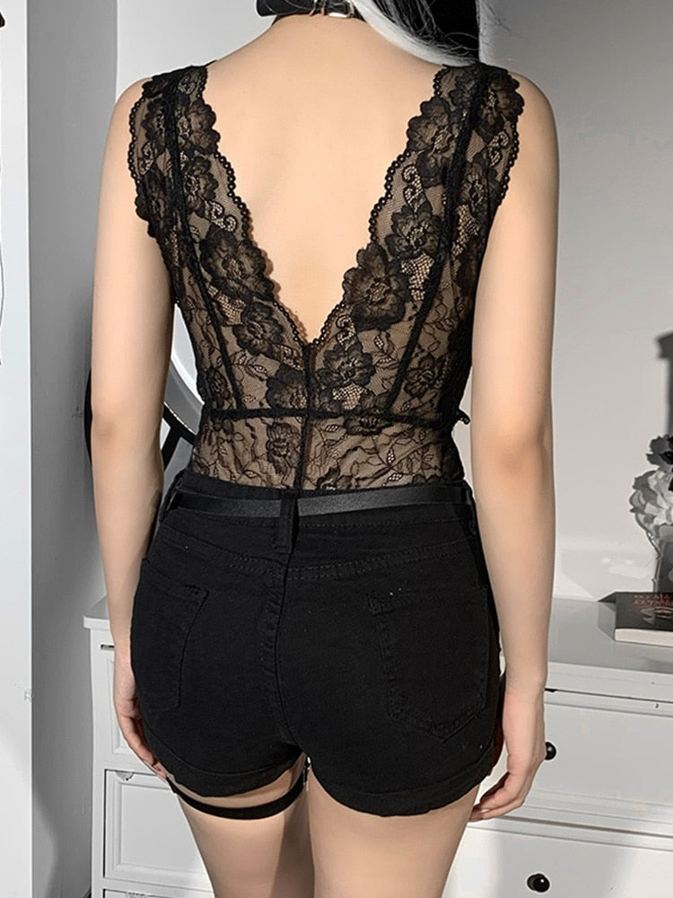 She's Laced Lace Bodysuit