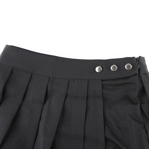 Rivet Design Mini Skirt