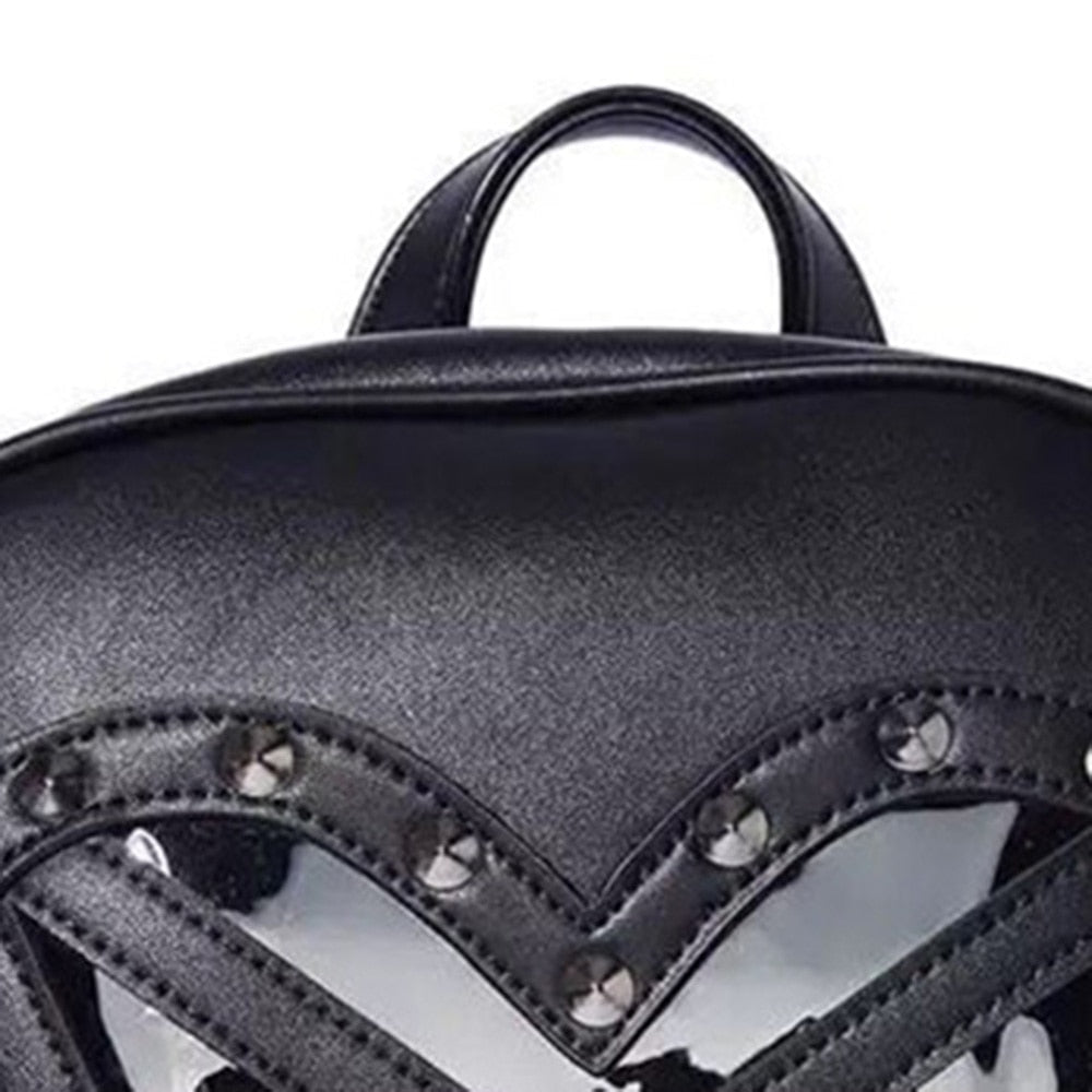 Black Heart Shaped Bag