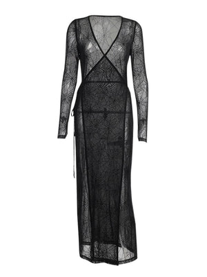 Spider Web Maxi Dress