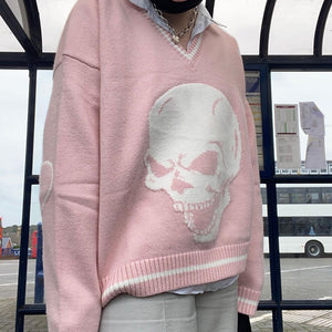 The Skull Loose Sweater