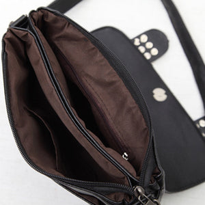 Skulls and Rivets Shoulder Bag