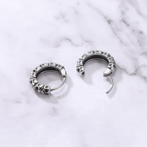 Skulls Stainless Steel Earrings