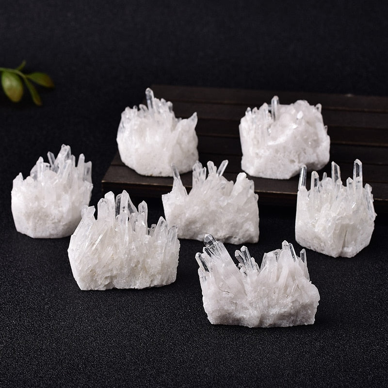 Natural Crystal Cluster Home Decor